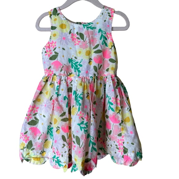 CAT & JACK GIRLS FLORAL WOVEN DRESS SIZE 2T - Picture 1 of 7